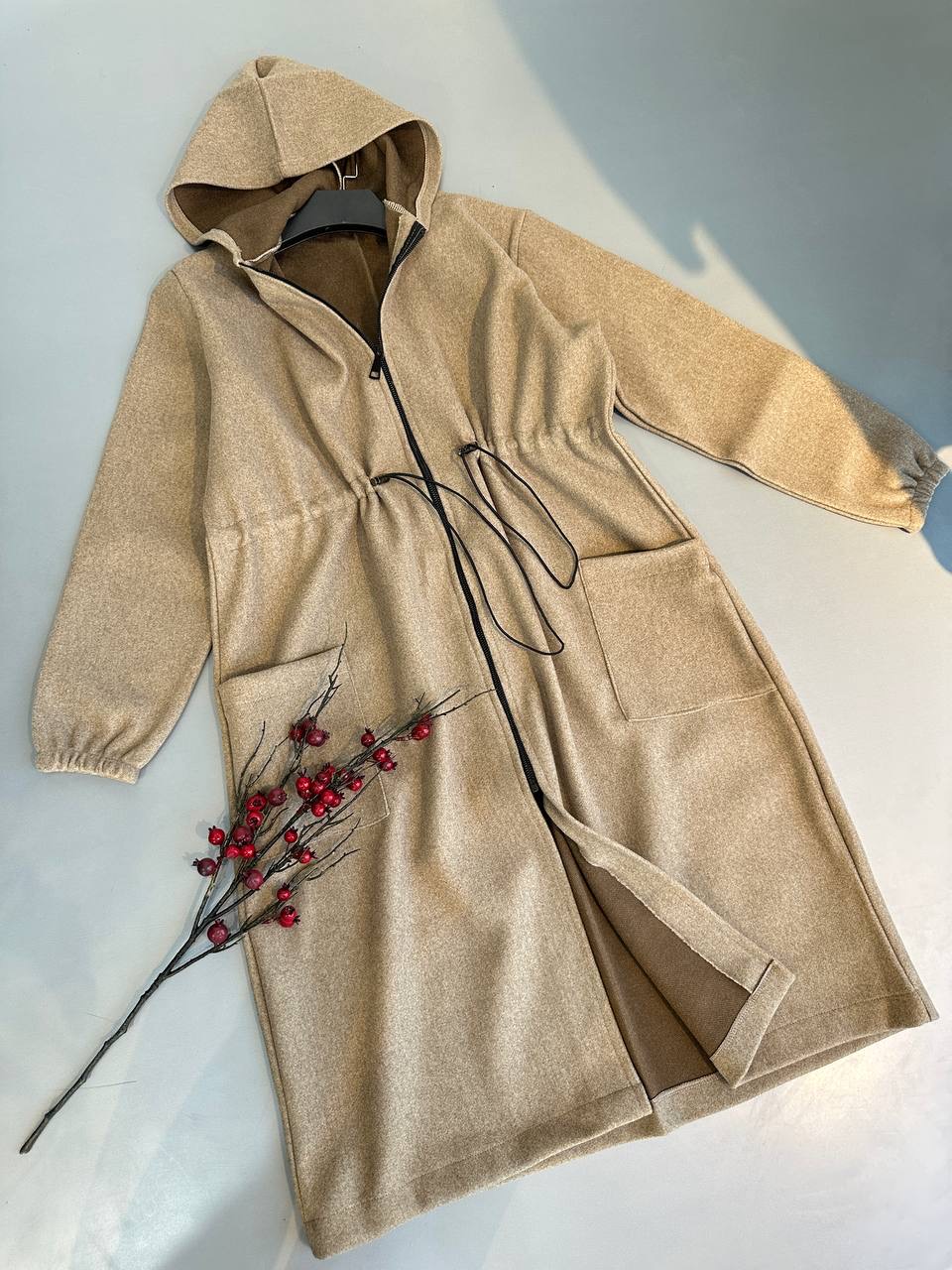 پالتو فوتر کلاه دار زنانه بیتا